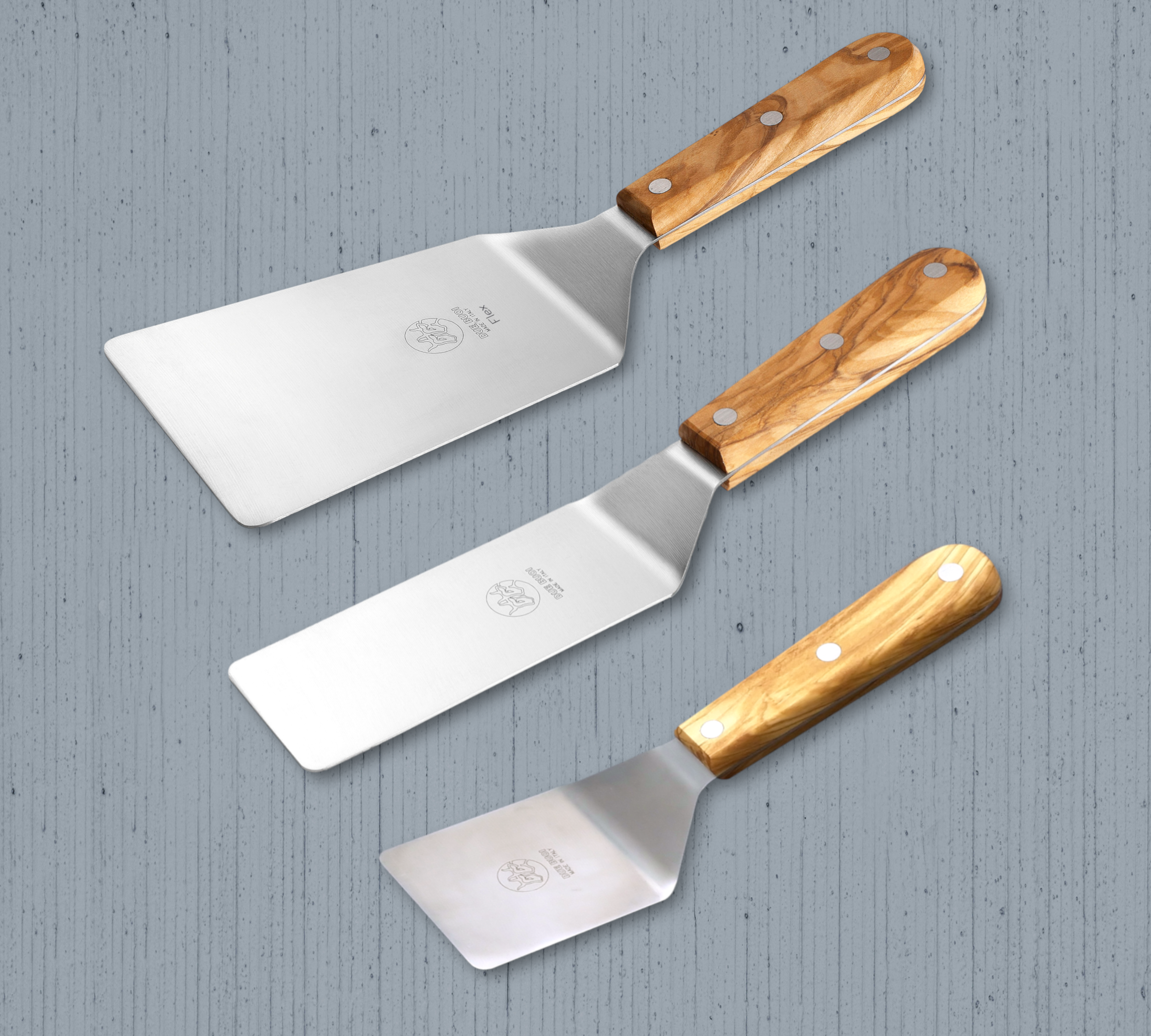Set Spatole cucina 3 pezzi - DUE BUOI Knives