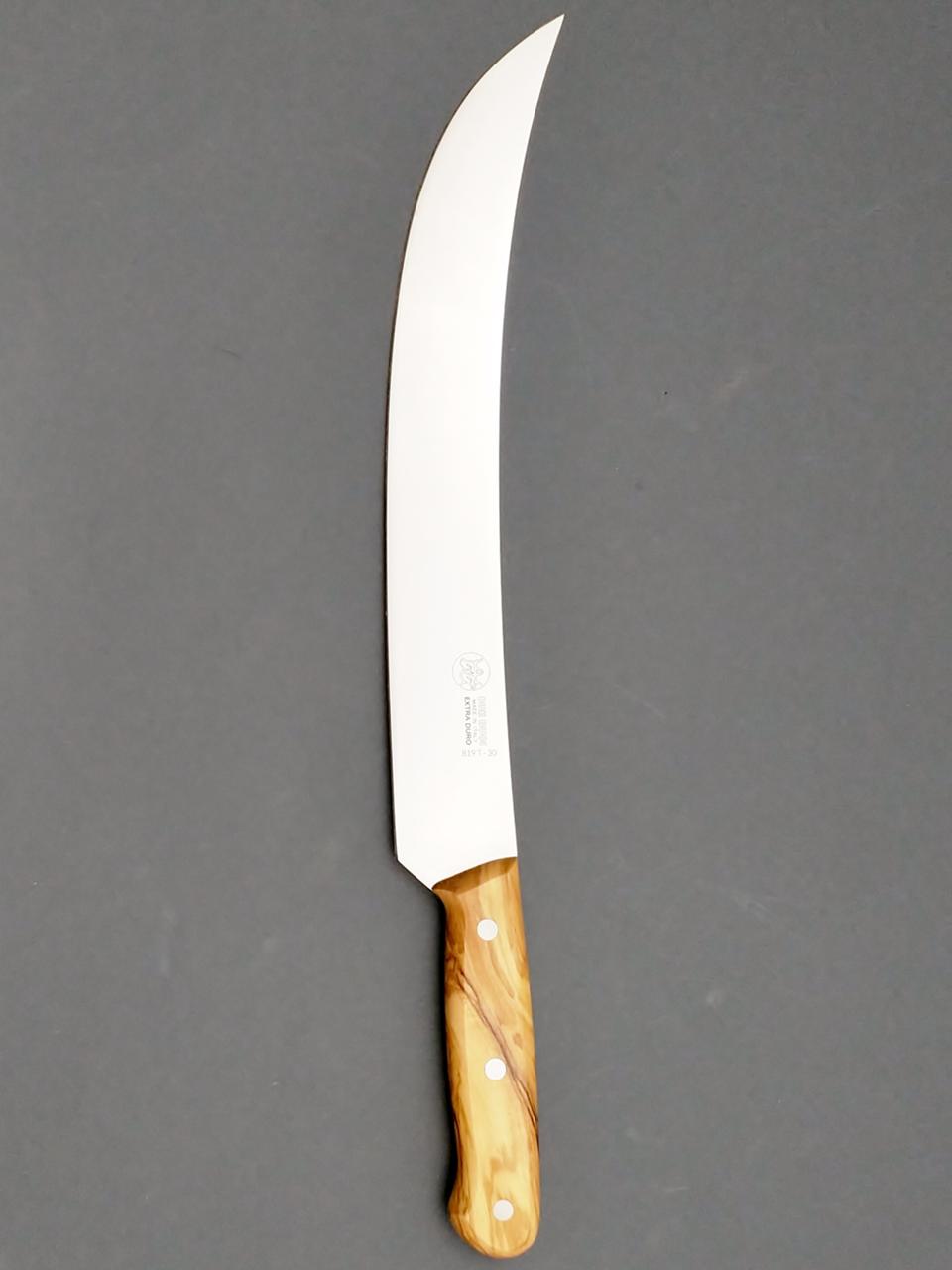 SABER KNIFE 12" BLADE - SOLID OLIVE WOOD FULL TANG HANDLE